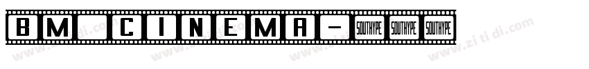 BM cinema字体转换